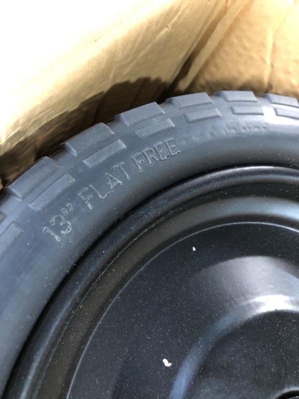 Photo 3 of (4-Pack) 13‘’ Tire for Gorilla Cart Replacement Wheels, Flat Free