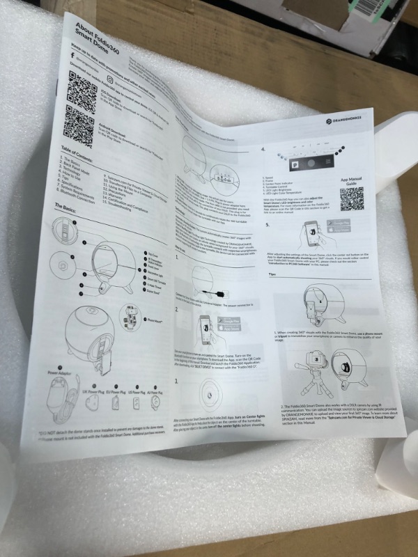 Photo 11 of *SEE NOTES/USED** Foldio360 Smart Dome | All-in-one Smart Photo Studio Lightning Dome 360 Turntable
