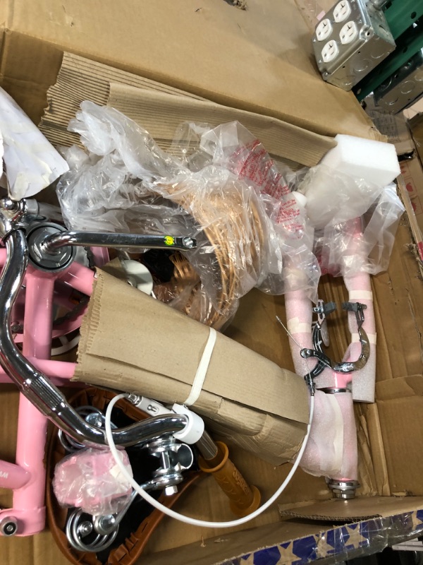 Photo 1 of *MISSING TRAINING WHEELS* JOYSTAR Girls Bike for 2-12 Years Old Toddlers and Kids, Pink 14 Inch