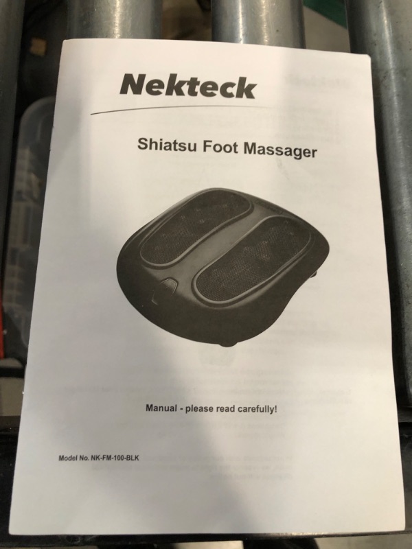 Photo 3 of Nekteck Foot Massager with Heat, Shiatsu Heated Electric Kneading Foot Massager Machine