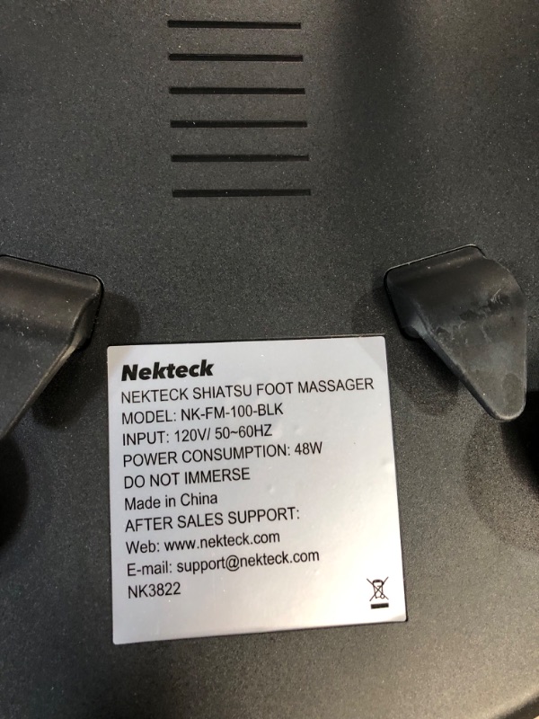 Photo 4 of Nekteck Foot Massager with Heat, Shiatsu Heated Electric Kneading Foot Massager Machine 