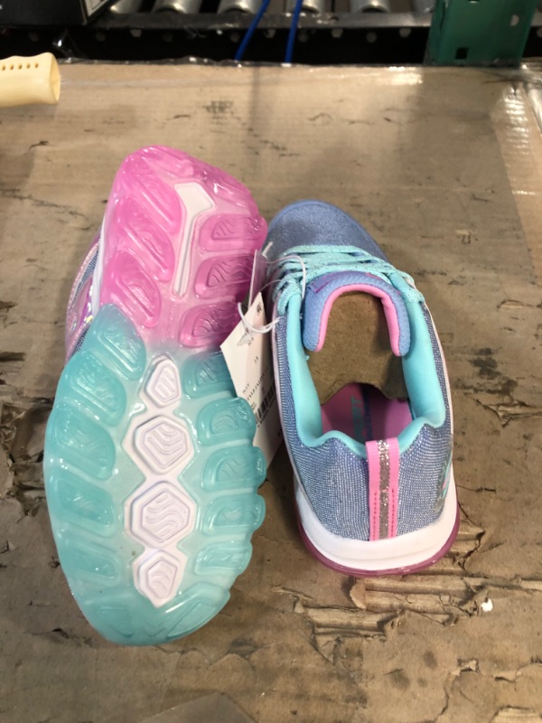 Photo 1 of Girls' S Sport by Skechers Jalisa Zig Zag Print Lace-up Performance Sneakers 