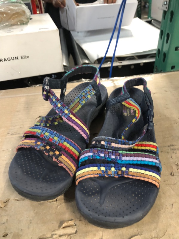 Photo 2 of **USED**
Women's Reggae - Sew Me - Boho Woven Athletic Sandals from Finish Line
