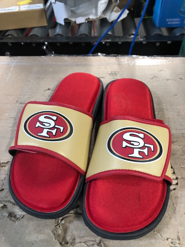 Photo 1 of FOCO Mens NFL Team Logo Sport Shower Foam Slide Flip Flop Sandals
