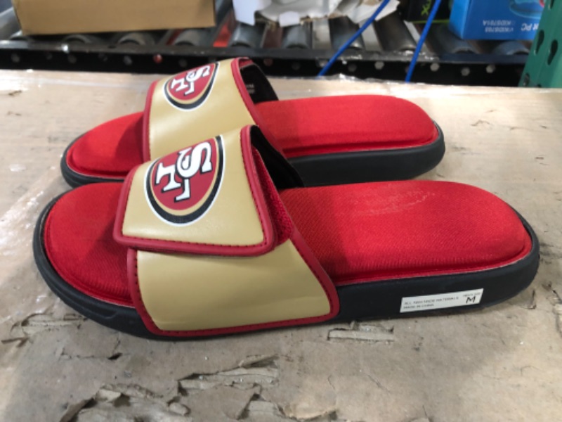 Photo 1 of FOCO Mens NFL Team Logo Sport Shower Foam Slide Flip Flop Sandals
