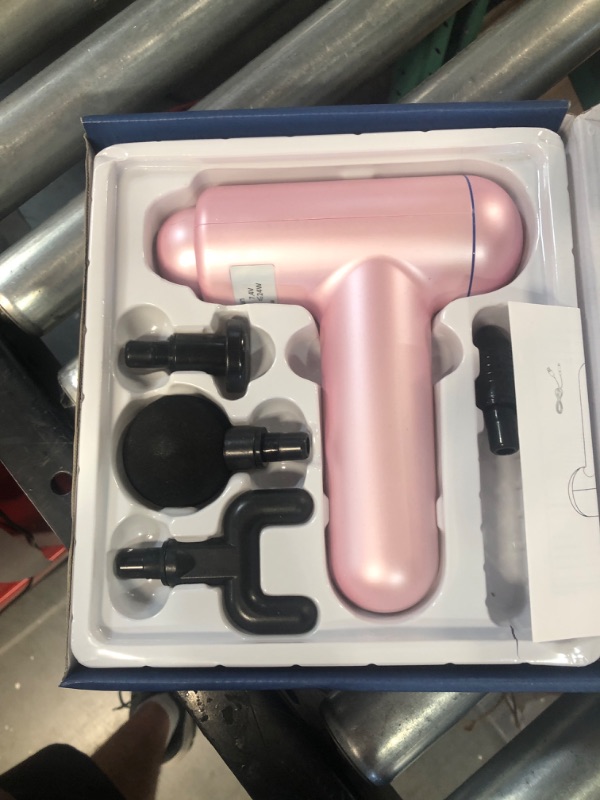 Photo 2 of *UNTESTED* Skcoipsra Massage Gun, 1.76 Pounds Muscle Massager - Pink