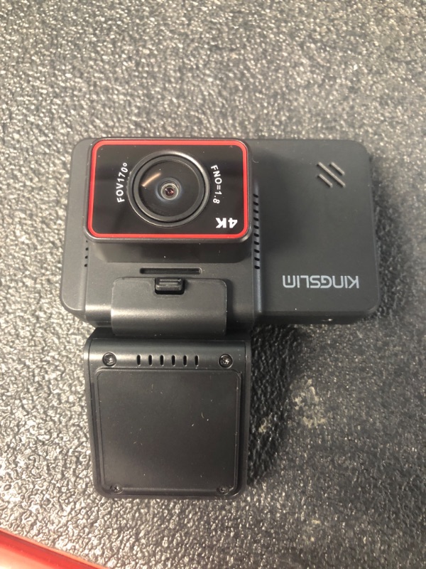 Photo 2 of *UNTESTED* Kingslim 4K Dual Dash Cam with Built-in WiFi GPS, Front 4K/2.5K Rear 1080P Dual Dash Camera for Cars, 3 IPS Touchscreen 170