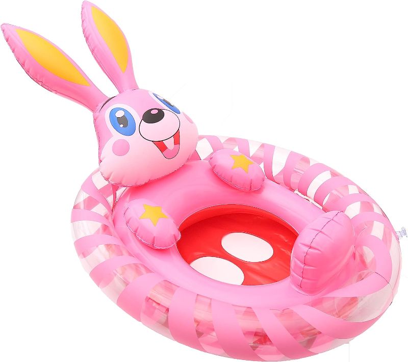 Photo 1 of *UNTESTED* Inflatable Pool Float for Baby, Blow Up Toddler Swimming Float, Baby Floaties for Infants, Pool Tube for Kids Aged 3-5 Years