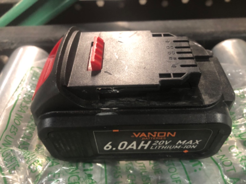 Photo 3 of **SEE NOTES** VANON 6.0Ah Replacement for Dewalt 20V Battery Lithium Ion Max