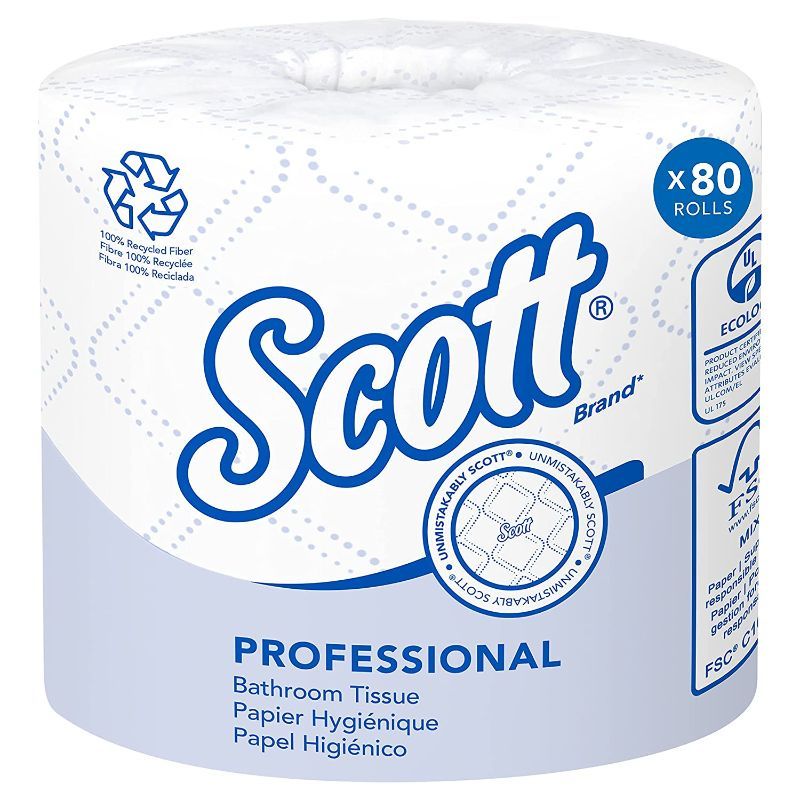 Photo 1 of Scott Standard Roll Bathroom Tissue (12 Rolls)