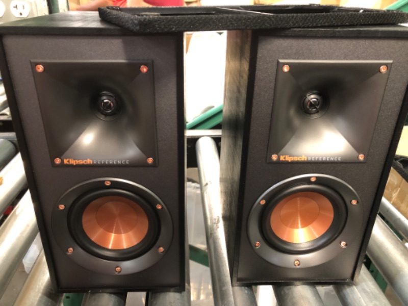 Photo 3 of Klipsch R-41M Powerful Detailed Bookshelf Home Speaker Set of 2