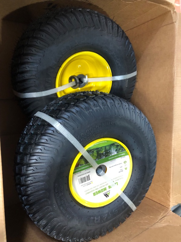 Photo 5 of [brand new] MARASTAR 21426 Front Tire Assembly compatible with a 100 and 300 series John Deere Riding Mower 