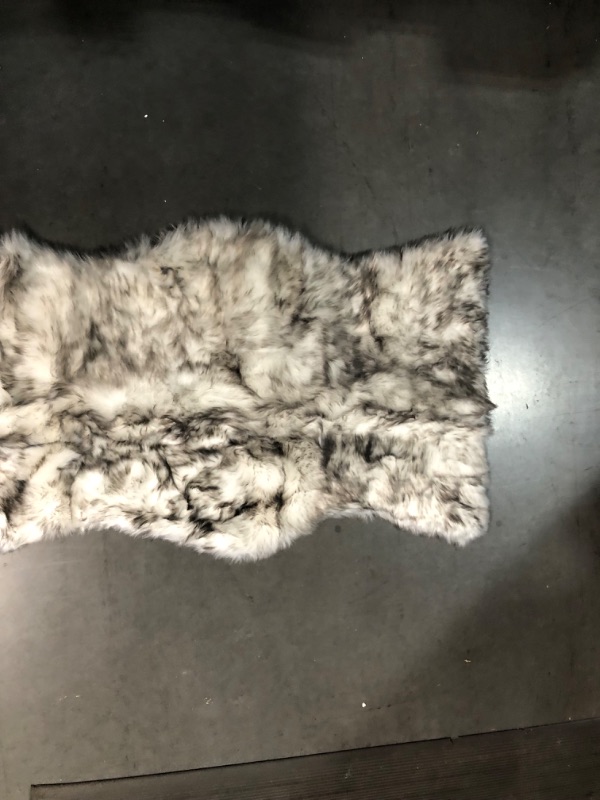 Photo 3 of **USED** Faux Fur Rug for Bedroom 2x6ft