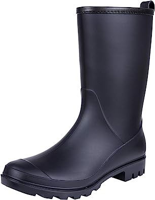 Photo 1 of STOCK PHOTO FOR REFERENCE ONLY ***
 Women's Mid Calf Rain Boots Waterproof Lightweight Garden Shoes GREEN 10.5