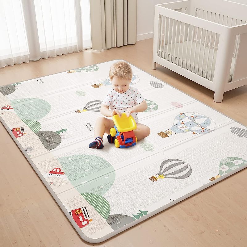 Photo 1 of Baby Play Mat,79x59inch Play Mat for Baby,Reversible Foldable Playmat for Floor, (79x59 inch)