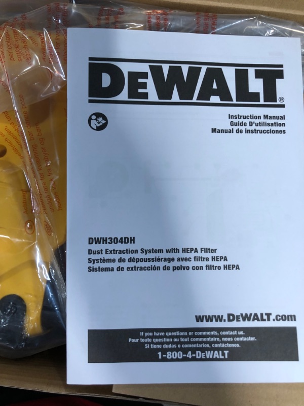 Photo 2 of DEWALT Onboard Rotary Hammer Dust Extractor for 1-1/8-Inch SDS Plus Hammers (DWH304DH)