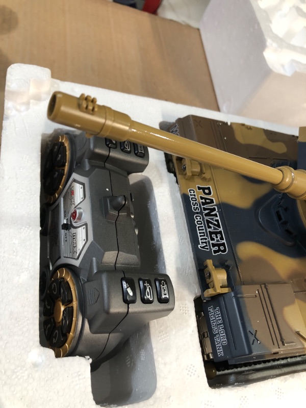 Photo 3 of TIMWIENR RC Tanks That Shoot BBS, 1/18 Remote Control Tank with Metal Track, Spray Mists, 45MINS Playing Time, 3D Stereo RC Army Military Vehicle Toys for Adults & Kids (M1A2) Us-m1a2