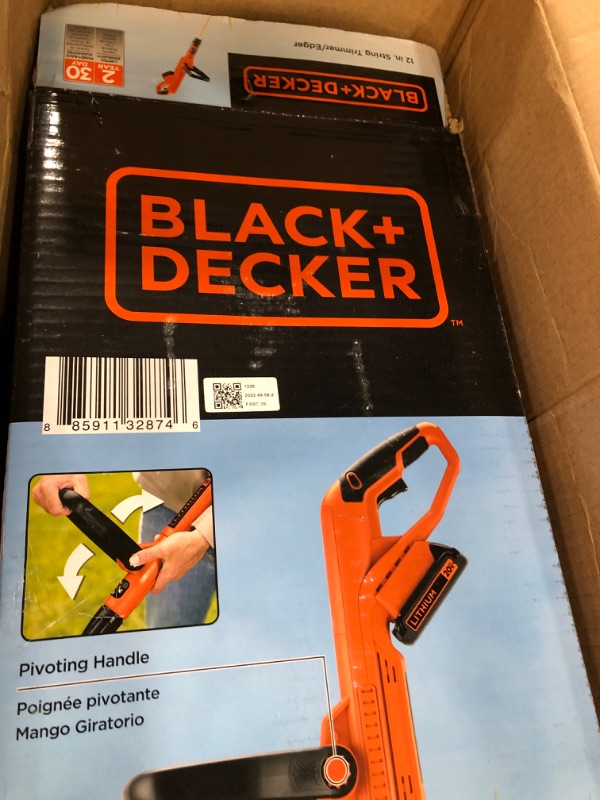 Photo 2 of * USED * 
BLACK+DECKER 20V MAX String Trimmer 