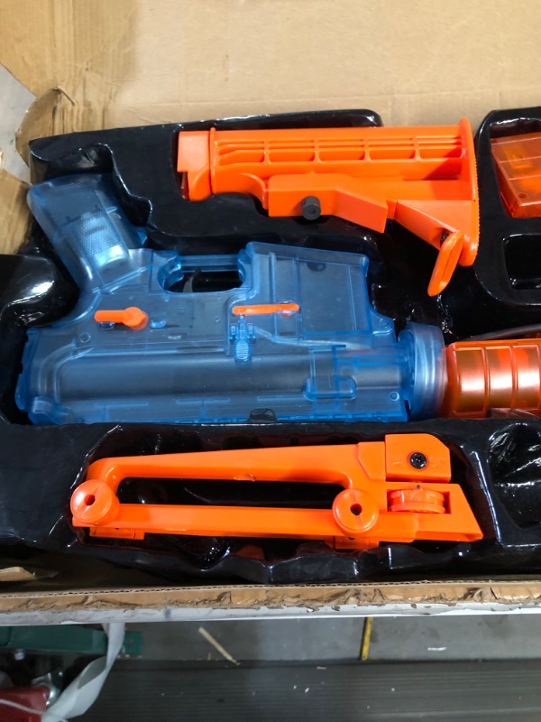 Photo 2 of * MISSING PIECES * 
Bwine M4A1 Electric Gel Ball Blaster with 10000 Gel Beads & SEMI/AUTO Mode for Outdoor Game, 200FT+200FPS+10R/S+2 Batteries+Adjustable Stock for Kids