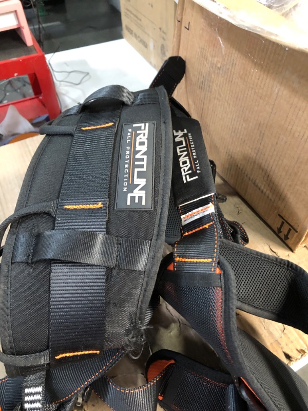 Photo 3 of * USED * 
FRONTLINE FALL PROTECTION Combat Construction Full Body Harness + D-Ring+ Multiple Styles + OSHA and ANSI compliant