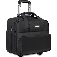 Photo 1 of LYAUK Rolling Laptop Bag Men Women with Wheels