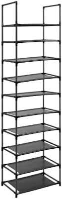 Photo 1 of 10-Tier Shoe Rack, Non-Woven Fabric Storage Organizer