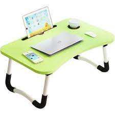 Photo 2 of Slendor Laptop Desk Laptop Bed Stand Foldable Laptop Table green