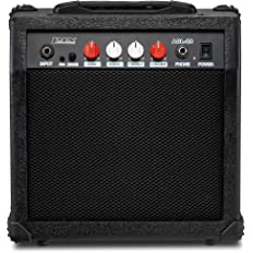 Photo 1 of Electric Guitar Amp 20 Watt Amplifier Built In Speaker Headphone Jack And Aux Input Includes Gain Bass Treble Volume And Grind - Black