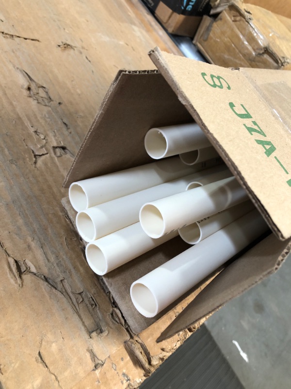 Photo 3 of 1/2" PVC Pipe, DIY PVC Projects for the Home, Garden, Greenhouse, Farm and Workshop, Sch. 40 Furniture Grade, White [40" x 10 Pack]