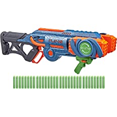 Photo 1 of * USED * 
NERF Elite 2.0 Flipshots Flip-32 Blaster, Rotating Dart Barrels, 32-Dart Capacity,