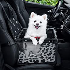 Photo 1 of  Dog Car Seat Puppy Pet Seats for Cars Vehicles Small Dogs Upgrade Washable Portable Pet Booster Car Seat