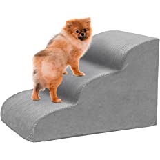 Photo 1 of * USED * 
Dog Stairs for Small Dogs, 3 Tiers High Density Foam Dog Ramp