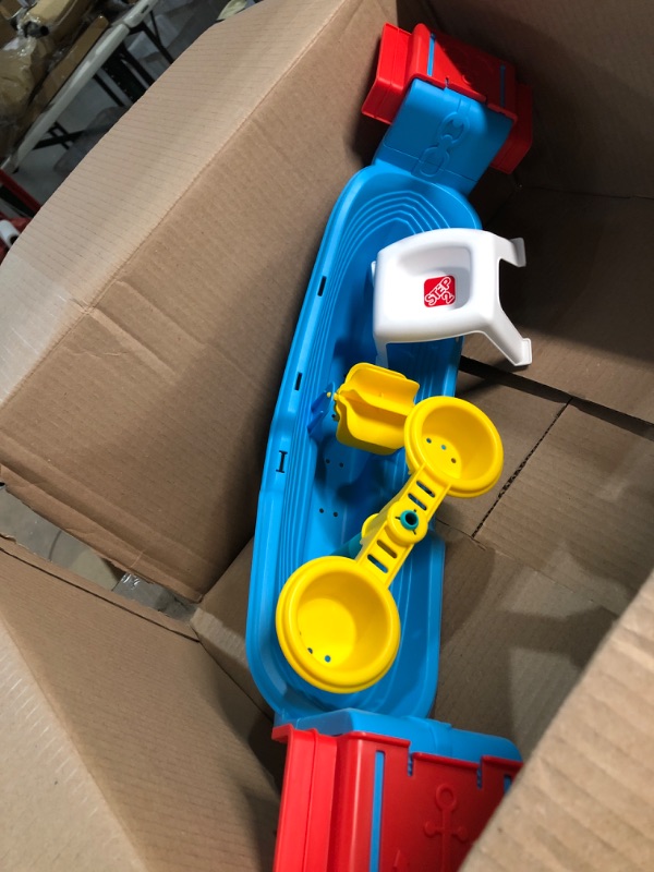 Photo 1 of * MISSING PIECES * 
Step2 Nautical Rain Showers Bath Set | Bath Boat with Bath Toys, Blue