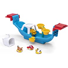 Photo 1 of * MISSING PIECES * 
Step2 Nautical Rain Showers Bath Set | Bath Boat with Bath Toys, Blue