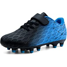 Photo 1 of  Kids Firm Ground Soccer Cleats Boys Girls Athletic Outdoor Football Shoes SIZE 12