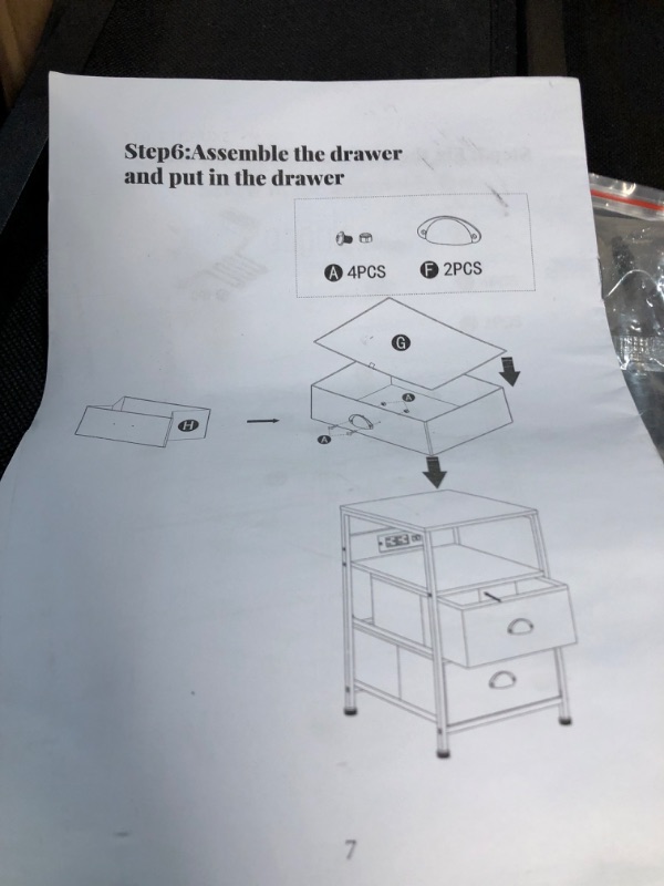 Photo 1 of **SEE NOTES**Furologee Set of 2 Nightstand, End Table
