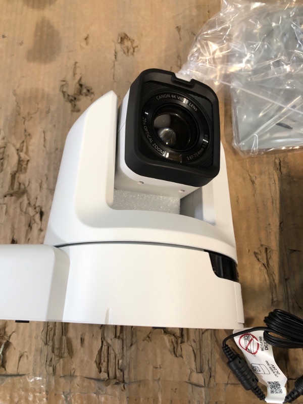 Photo 1 of CR-N300 Pro PTZ Camera (White) 20x Optical Zoom Lens, 1 2/3” 4k 30P Hybrid AF Sensor, 3G-SDI, HDMI, IP, USB Video Out, NDI|HX2, SRT-Church, Live Events, Streaming Conference, Classroom, Esport, Vlogs Canon CR-N300 (WH)