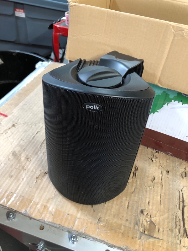 Photo 3 of Polk Audio Atrium 5 Outdoor Speakers with Powerful Bass (Pair, Black) 