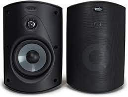 Photo 1 of Polk Audio Atrium 5 Outdoor Speakers with Powerful Bass (Pair, Black) 