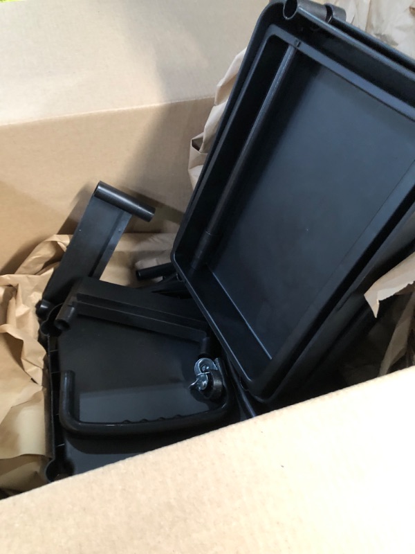 Photo 1 of * USED * 
 Heavy Duty PLASTIC Utility  Cart, Black