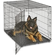 Photo 1 of * USED * 
New World Pet Products Newly Enhanced Single & Double Door New World Dog Crate, Includes Leak-Proof Pan, Floor Protecting Feet, & New Patented Features LARGE 