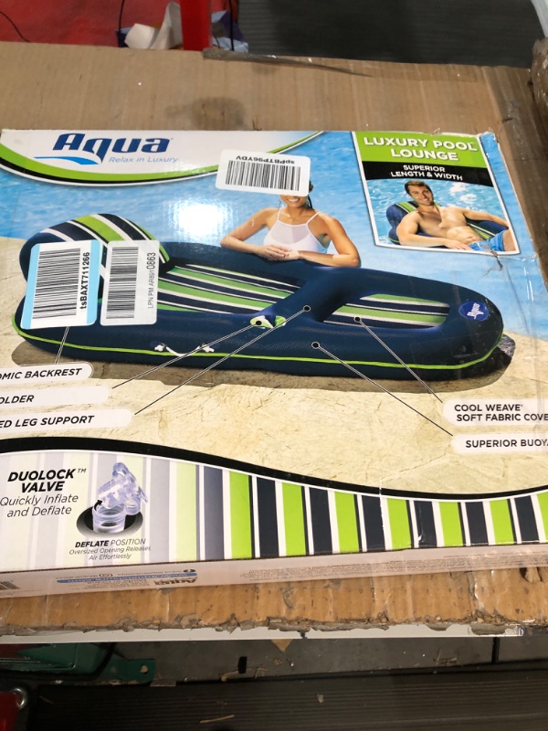 Photo 2 of Aqua Luxury 5ft 8 Inflatable Luxury Pool Lounger Float