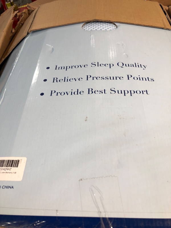 Photo 2 of * USED * 
subrtex 3 Inch Gel-Infused Memory Foam Bed Mattress Topper  (Full) Full 3 Inch