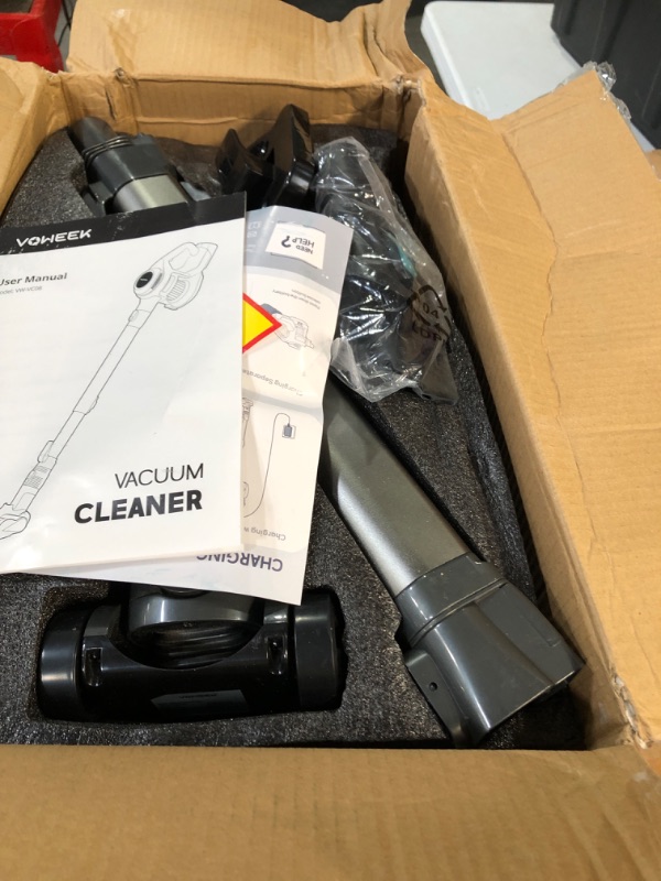 Photo 4 of *FOR PARTS* Cordless Vacuum Cleaner, Voweek Lightweight Stick Vacuum Cleaner 