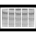 Photo 1 of 24"w X 14"h Steel Return Air Grilles - Sidewall and Ceiling - HVAC Duct Cover - White [Outer Dimensions: 25.75"w X 15.75"h]