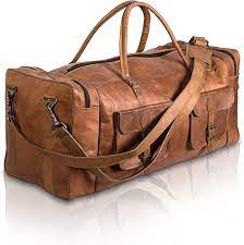 Photo 1 of * USED * 
leather 32 inch luggage duffel weekender 
