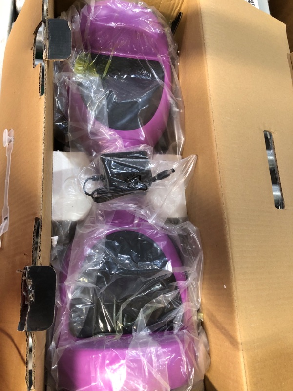 Photo 3 of **PARTS ONLY**
USED Gotrax Flash Hoverboard for Kids, 6.5" Wheels & LED Light, 44-88lbs Kids Purple