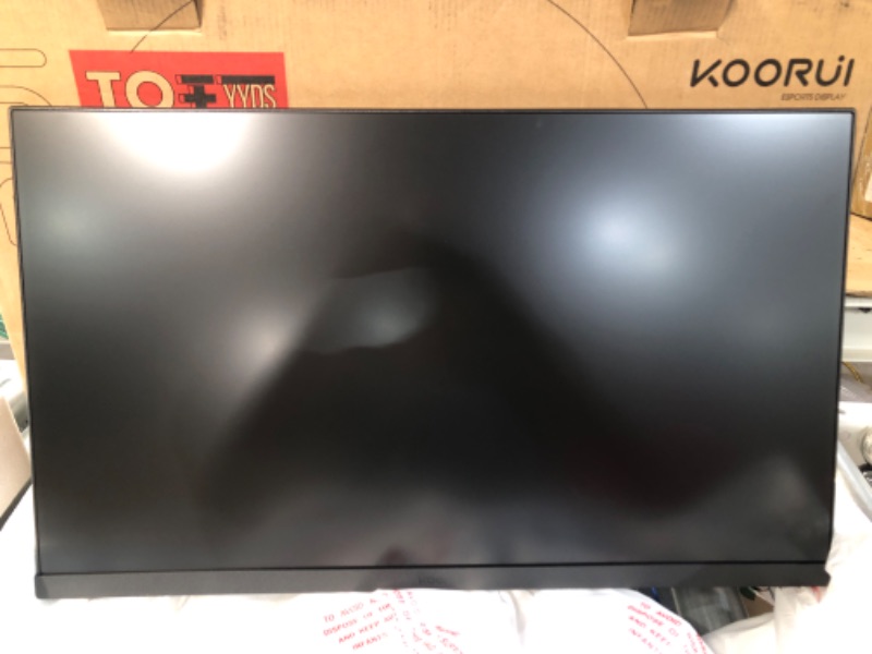 Photo 6 of KOORUI 24" Gaming Monitor 165Hz, 1080p, 1ms, IPS, 99% sRGB Color Gamut, FreeSync, Ultra Slim Frame, VESA Mountable (FHD 1920x1080, HDMI, DisplayPort) Black 24/165HZ/FHD