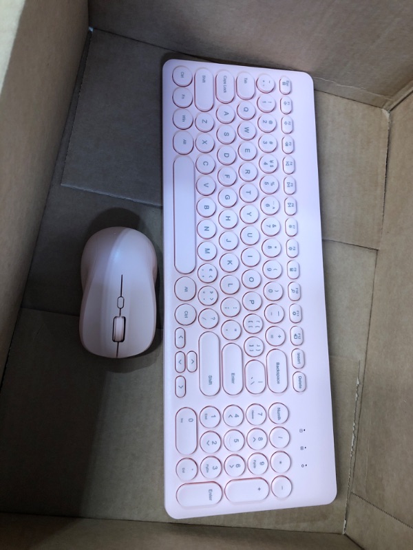 Photo 2 of **SEE NOTES** Arcwares Wireless Keyboard and Mouse Combo, Sweet Pink