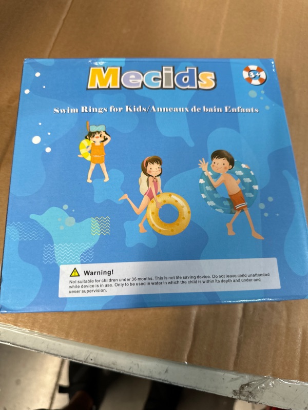 Photo 1 of MeCids Inflatable Pool Floats Fruit Swimming Rings Pool Tubes , Donut Pool Toys for Kids & Adult, Summer Beach Toys – 6 Pack with Drink Holder Vibrant Fruit & Colorful Donut RINGS SET